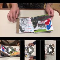 Dora Granados. #albumdelecturas Realicé el álbum de lecturas con recortes de folletos e incluí la imagen de #mibitipo. Después pedí a universitarias que lo exploraran y después lo contaran. Éste fue el resultado.