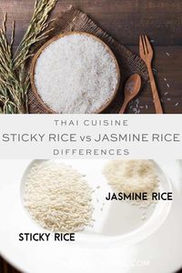 Learn how to make sticky rice versus jasmine rice. Super easy recipe to make! #jasminerice #ricerecipe #stickyrice #ricerecipe