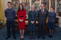 And Kate chose it for the Queen's pre-Christmas luncheon in 2015 when the Duke of Edinburgh passed his patronage of the RAF Air Cadets to her during an audience at Buckingham Palace.