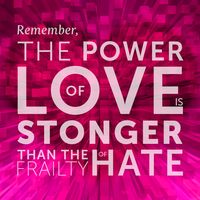 The power of love. Typography treatment on a heart-abstract background I created using the extrude filter in PS. Having fun and practicing my typography skills.