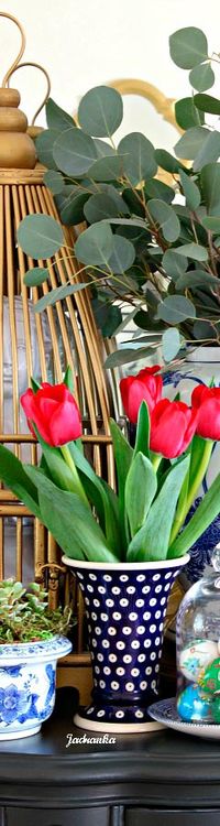 1/2 #spring #entry #homedetails #design #delftblue #Jadranka