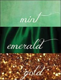 {Day Dreamer} Mint, Emerald and Gold wedding inspo