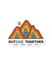 Pride Collection OUTside Together Sticker | Keep Nature Wild