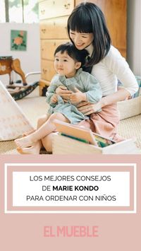 Marie Kondo es consciente de que mantener el orden en una casa con niños es más complicado de lo que parece. Después de tener dos niñas la gurú japonesa ha aprendido a ser menos exigente consigo misma y a involucrar a sus pequeñas en el orden