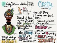 Such a wonderful #CMSLC this morning with Mama Africa Cathy Tashimbolo Lokemba. #cmcuriosity #sketchnotes