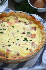 Bacon and Swiss Quiche