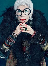 Iris Apfel is amazing!