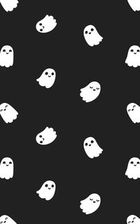 Every day is Halloween with the Little Ghosts wallpaper. This totally not ghoulish wallpaper design features cute cartoon ghosts floating around the room against a solid black background. Perfect for kids, or any lover of dark decor and the spookiest of seasons.