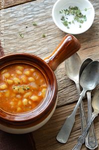 Smoked Paprika White Bean Stew (Inspired by Fabada Asturiana) - An Edible Mosaic™