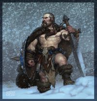Dwarf; shirtless fantasy men; pathfinder; D&D; pathfinder; dnd; man; male; barbarian; fighter; warrior; sword and shield
