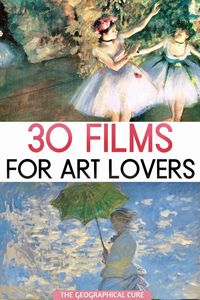 Looking for something cool to watch on TV? Here’s my guide to the 30 best films and documentaries for art lovers, culture vultures, and cinephiles in general. If you can’t go to a museum and don’t want to gaze at virtual museums on your computer, movies and films are the next best way to cyber experience art and culture from around the world. These films for art lovers are fictional, factual, and dramatic. You'll learn about the world’s greatest artists and see glimpses of their masterpieces.