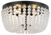 Rylee 3-Light Flush Mount, Matte Black - Ceiling Lights under $500 - Shop By Price - Lighting - Category Landing Page | One Kings Lane