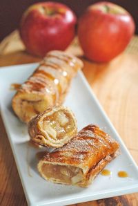 Apple Pie Chimichangas from @JuanitasCocina