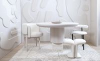 Paolo Ferrari’s new furniture collection exhibits fluid forms and a variety of woods | In Editions Three, Paolo Ferrari’s third furniture collection, the Toronto-based interior designer signals that his multidisciplinary work is moving in a more fluid direction. The release features nine items that embrace organic shapes, curved edges, and a crisp neutral palette #interiors #furniture #design