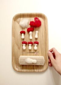 Needle felted mushroom