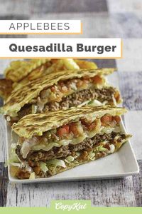 If you have never tried the amazing Applebees Quesadilla Burger you are in for something extraordinary. Part burger, part quesadilla, all 100% delicious. Make this amazing cheeseburger recipe in under 30 minutes!