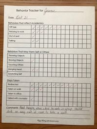 This Is the Perfect Way to Track Student Behavior - Enjoy Teaching