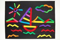 Many Shapes Picture | Kids' Crafts | Fun Craft Ideas | FirstPalette.com