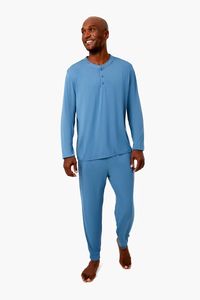Coastal Blue Henry Long PJ Set | Eberjey