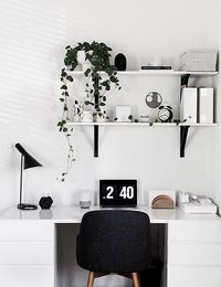 20+ Black And White Home Office Ideas With Minimalist Decor