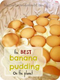 The BEST Vanilla Wafer Banana Pudding Recipe! - Blessed Beyond A Doubt