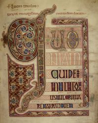 Lindisfarne Gospels by Eadfrith - British Library Prints