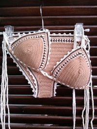 Deborah Bikini Triangle Crochet Bikini by GoodMoodCreations