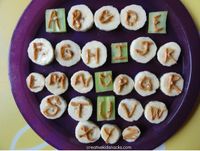Practice your ABC's with a healthy snack!