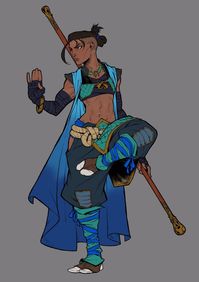 “Sorry I found your cuteness alarmingBeauregard done! Only 4 more to do!#CriticalRole #CriticalRoleFanart #DungeonsAndDragons #DnD #Beauregard #Monk #Human #Fantasy #IpadPro #Procreate #Ink #Digital #Color”