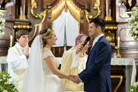Casamento com decoração contemporânea