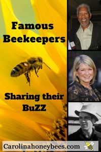 Famous beekeepers sharing their love of honey bees. Beekeeping is for everyone. #beekeeping #bees