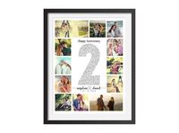 Word Art Song Lyrics 2nd Anniversary Gift for Husband 2 Year - Etsy India