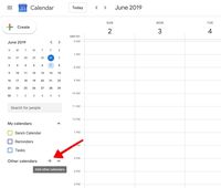 Meal planner template: add new calendar