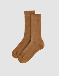 Over Ankle Sock in Bath Brown