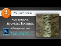 Tutorial: How to create seamless textures in Pixologic ZBrush + Adobe Ph...