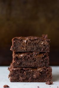 Best Ever Vegan Brownies recipe, no beans or weird ingredients! Easy to make. #noracooks #vegan #chocolate #plantbased #dessert