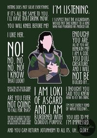Avengers Quotes: Loki - Visit to grab an amazing super hero shirt now on sale!