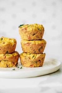 Vegan Chickpea Flour Muffins | FoodByMaria