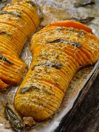 Roasted Hasselback Butternut Squash – 12 Tomatoes