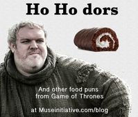 ho ho dors and other Game of Thrones puns Ideas for your GOT party #gameofthronesfunny