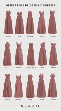 Color Crush! Azazie offers 70+ colors for you to choose from. We also provide more than 500+ trendy styles for you to choose from. Available in sizes 0-30 and free custom sizing. #bridesmaiddresses #weddingideas #bridesmaiddressescolos #2020wedding