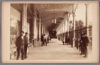 The Gallery on the side of the Westeinde, seen to the Paleis voor Volksvlijt, Amsterdam. Reynet de la Rue, P.H.J., approx 1885