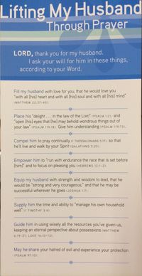 Prayer for husband