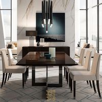 Perfect Time collection creates a balanced harmony between geometric lines, wood finishes and metal accents, enriched by fabric and leather bright colors.