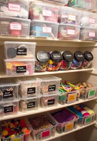 Helpful tips for organizing all your craft supplies!