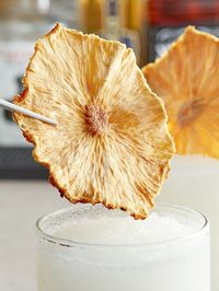 Take simple mixed drinks up a few levels. Dried fruit as a garnish turns ordinary drinks into creative cocktails. This cocktail garnish is easy to add to a drink, and we have a ton of different dried fruit options through our link! 🍹