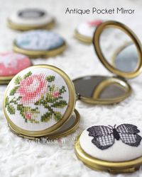 Free tutorial on how to make an antique pocket mirror. Quick and easy craft to make, perfect as DIY gift for female friends and relatives. – Page 2 of 2
