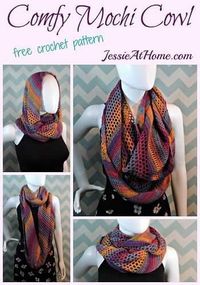 Free Crochet Pattern: Comfortable Mochi Cowl Cowls have easily become one of the season’s hottest trends but now only are they trendy and fashionable, they’re super comfortable. This Mochi pattern by Jessi Rayot is beautiful and works up quite nicely. It uses fingering weight so it’s not bulky and it sits nice and light on …