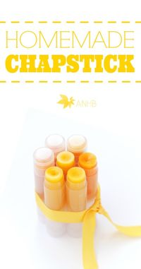 This is my favorite homemade chapstick recipe!