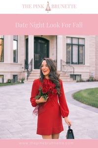 Date Night Look For Fall | The Pink Brunette | Armani Beauty